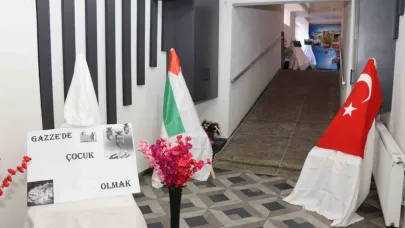 Oltu’da "Gazze’de Çocuk Olmak" resimlerle anlatıldı