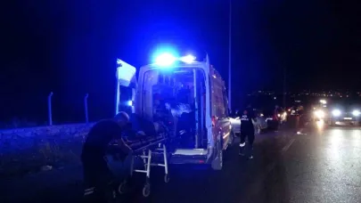 Motosiklet kazası: 2 ağır yaralı