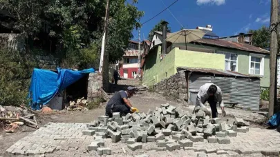 Posof’ta yol yapım çalışmaları sürüyor