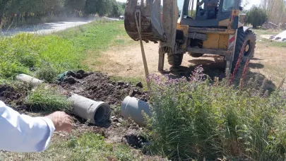 Erciş’te Düvenci Mahallesi’nde Büz Döşeme Çalışması Tamamlandı