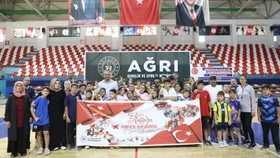 Ağrı’da 30 Ağustos coşkusu 3x3 basketbol turnuvasıyla yaşandı