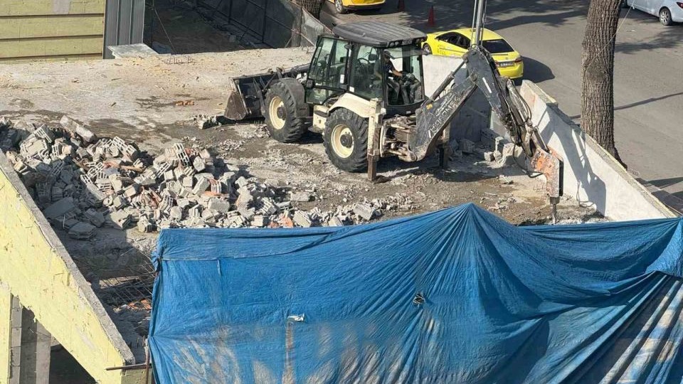 Iğdır’da Haydar Aliyev Parkı’nda yapımı devam eden alandaki yıkıma tepki
