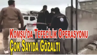 Tefecilik operasyonu çok sayıda gözaltı