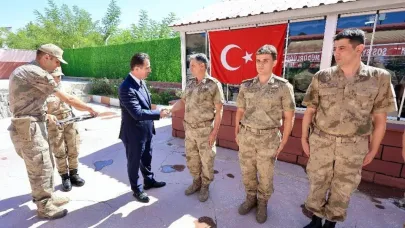 Bitlis’te Jandarma Personeline Yeni Rütbeler