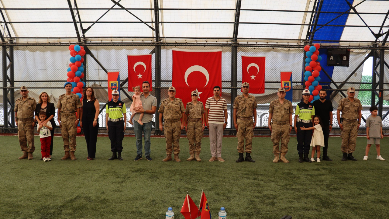 Ağrı’da Jandarma Personeli İçin Rütbe Terfi Töreni Düzenlendi