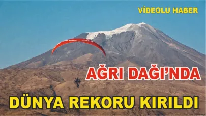 Türkiye ve Dünya Rekoru Ağrı Dağı’nda Kırıldı(Videolu Haber)
