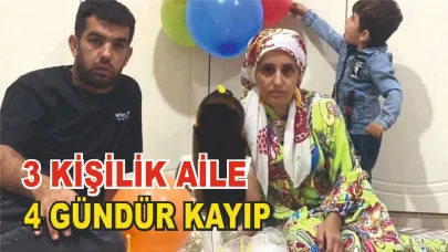 3 Kilik Aileden 4 Gündür Haber Yok