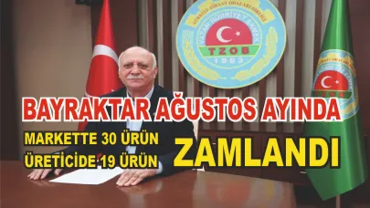 TZOB Genel Başkanı Şemsi Bayraktar tarımsal üretimde üretici ile market fiyatları arasındaki farklara dikkat çekti