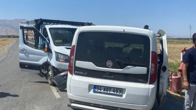 Muş’ta meydana gelen trafik kazasında 1 kişi yaralandı