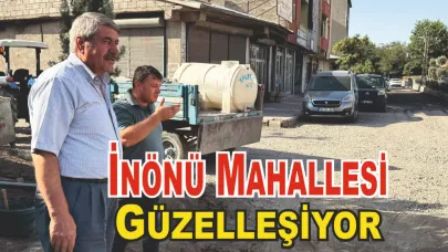 Patnos Belediyesi’nden İnönü Mahallesi’ne Yeni Dokunuş