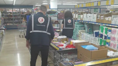 Ağrı’da okul alışverişi öncesi market ve kırtasiyelere denetim