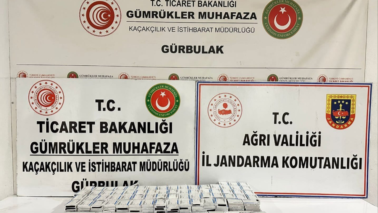 Ağrı’da Tırın Dorsesinde 2 Bin 450 Adet Uyuşturucu Hap Ele Geçirildi