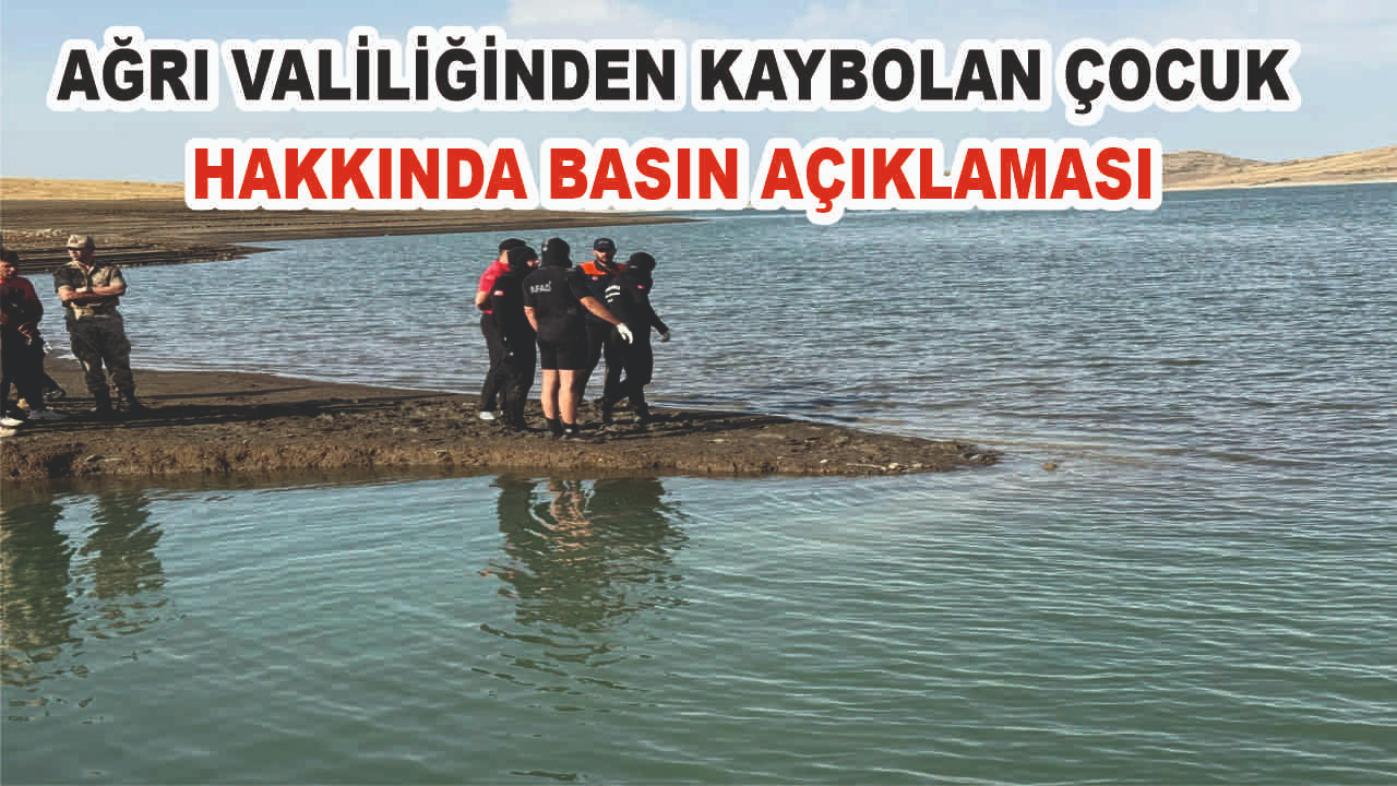 Ağrı Valiliğinden 14 Yaşındaki Çocuğun Ölümüyle İlgili Basın Açıklaması