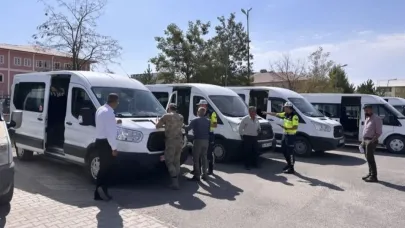 Patnos’ta servis araçlarına sıkı denetim