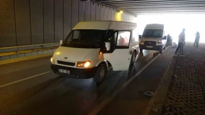 Malatya’da alt geçitte zincirleme kaza: 2 yaralı