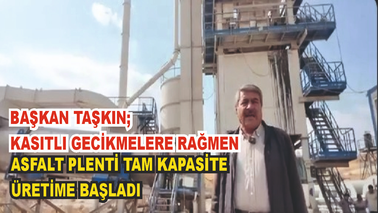 Patnos'ta Asfalt Pelnti Üretime Başladı