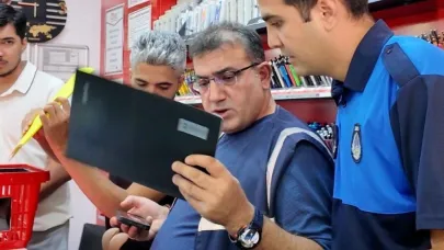 Yeşilyurt’ta zabıta ekiplerinden kırtasiye denetimi