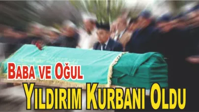 Yaylada Yıldırım Çarptı, Baba ve Oğul Hayatını Kaybetti