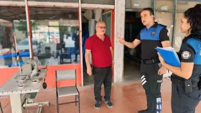 Erzincan polisinden esnafa güvenlik bilgilendirmesi