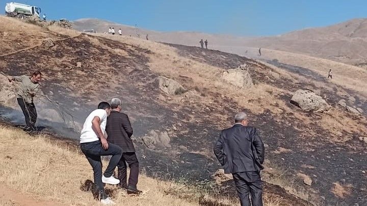 Hakkari Durankaya’da korkutan yangın
