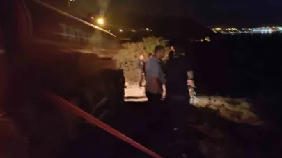 Bitlis'in Tatvan ilçesinde orman yangını