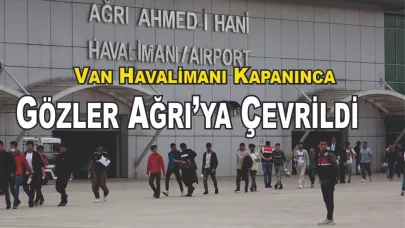 Ağrı Havalimanı’nda Gece Yoğunluğu Başlıyor
