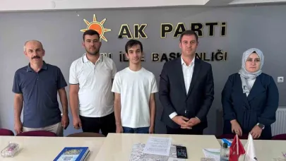Erzurumlu başarılı öğrenciye burs sözü