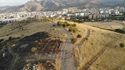 Sporcular dağ koşusuyla kondisyon artırıyor