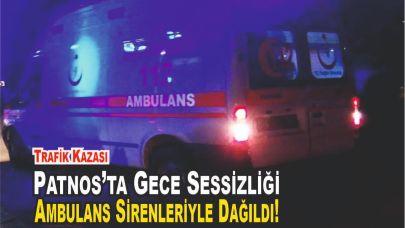 Patnos'ta Korkutan Trafik Kazası