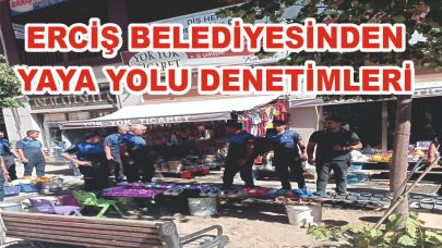 Erciş Belediyesinden Kaldırım İşgaline Geçit Yok