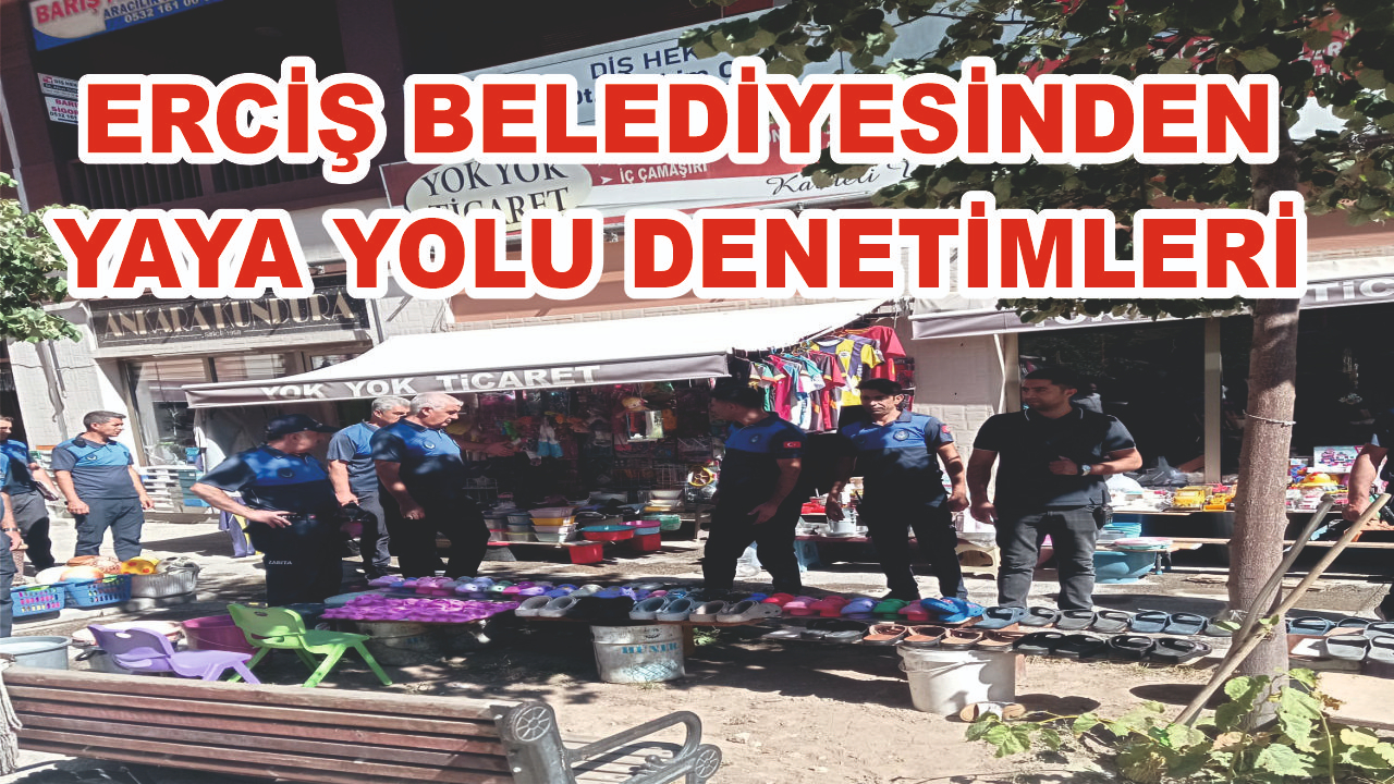 Erciş Belediyesinden Kaldırım İşgaline Geçit Yok