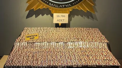 Polis 16 bin 786 sentetik ecza hap ele geçirdi