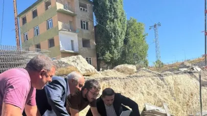 Kaymakam Tugay ve Başkan Akpunar’dan yatırım turu