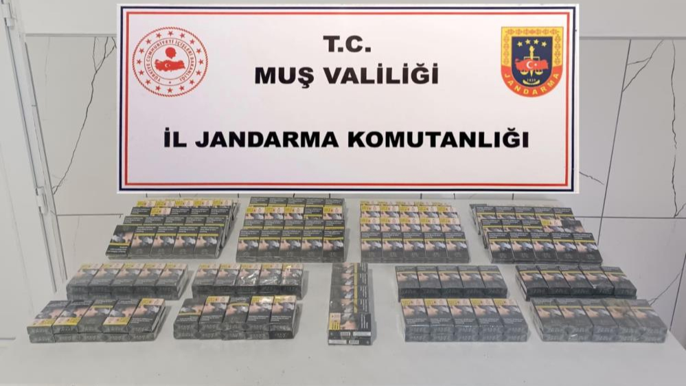 Muş’ta 270 paket kaçak sigara ele geçirildi