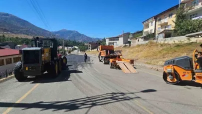 İspir’de heyelanlı bölgeye müdahale başladı