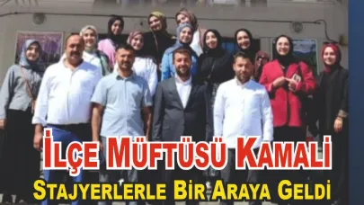Patnos Müftüsü Abdulvahit Kamali İlahiyat Stajyer Öğrencileriyle Buluştu