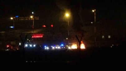 Van Ferit Melen Havalimanı’nda yangın tatbikatı