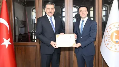 Erzurum'da Kan bağışına teşekkür belgesi