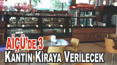 Ağrı İbrahim Çeçen Üniversitesi 3 Kantin Alanını Kiraya Veriyor
