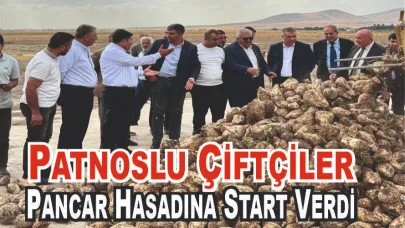 Patnos'ta 2026 Şeker Pancarı Alım Sezonu Başladı