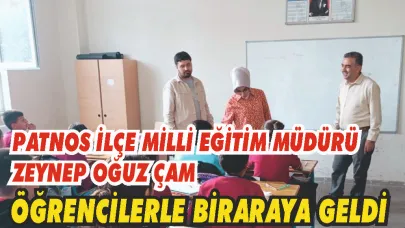 Zeynep Oğuz Çam Öğrencilerle Bir Araya Geldi