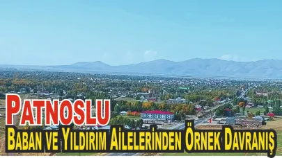 Patnoslu İki Aileden Örnek Davranış