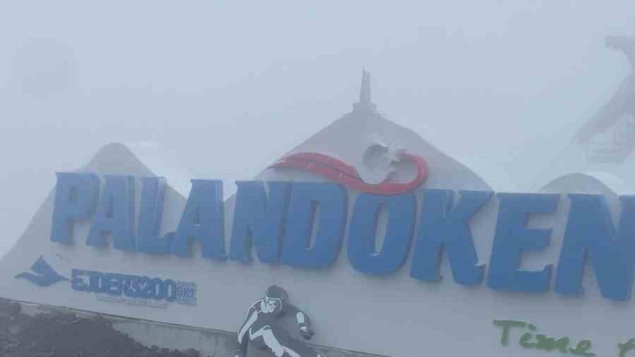Erzurum Palandöken’e mevsimin ilk karı yağdı