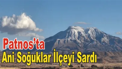 Patnos’ta Soğuk Hava Etkili Oldu