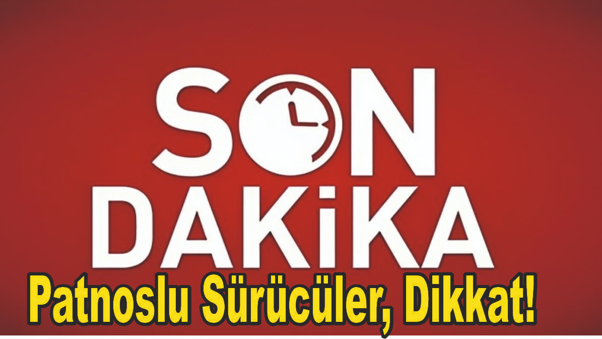 Patnos’ta Trafik Alarmı