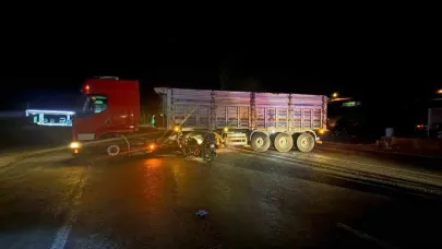 Malatya’da kamyon ile motosiklet çarpıştı: 1 yaralı