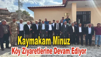 Hamur Kaymakamı’ndan Köy Ziyaretleri