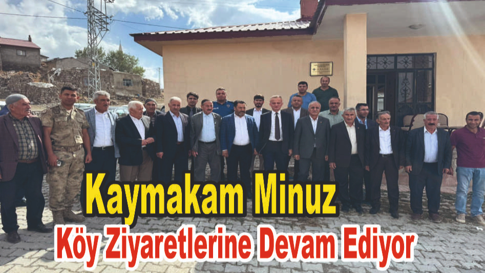 Hamur Kaymakamı’ndan Köy Ziyaretleri