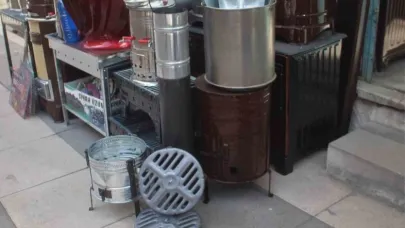 Erzincan’da havaların soğumasıyla birlikte sobalara rağbet başladı