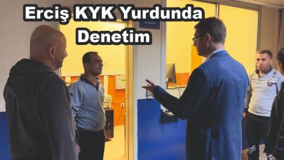 Kaymakam Karaloğlu Erciş KYK Yurdunu Denetledi